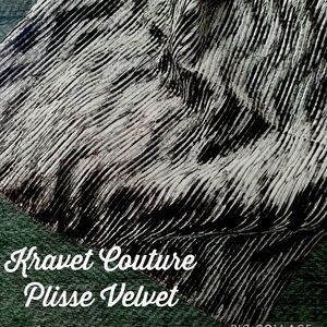 Vintage Kravet  Couture Silk Plisse Velvet